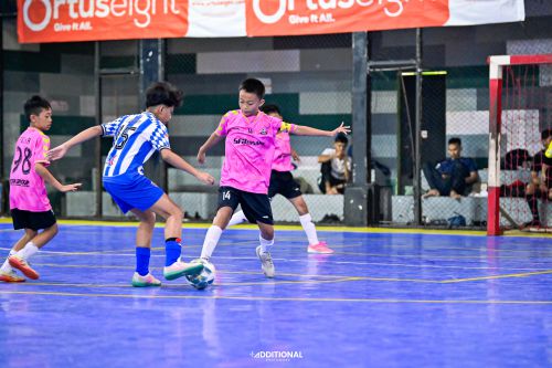 Contoh Program Latihan first touch di bawah tekanan untuk Futsal